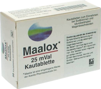 MAALOX 25 mVal Kautabletten