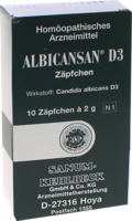 ALBICANSAN D 3 Zäpfchen