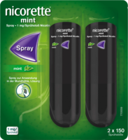 NICORETTE Mint Spray 1 mg/Sprühstoß - 2 St - duitse